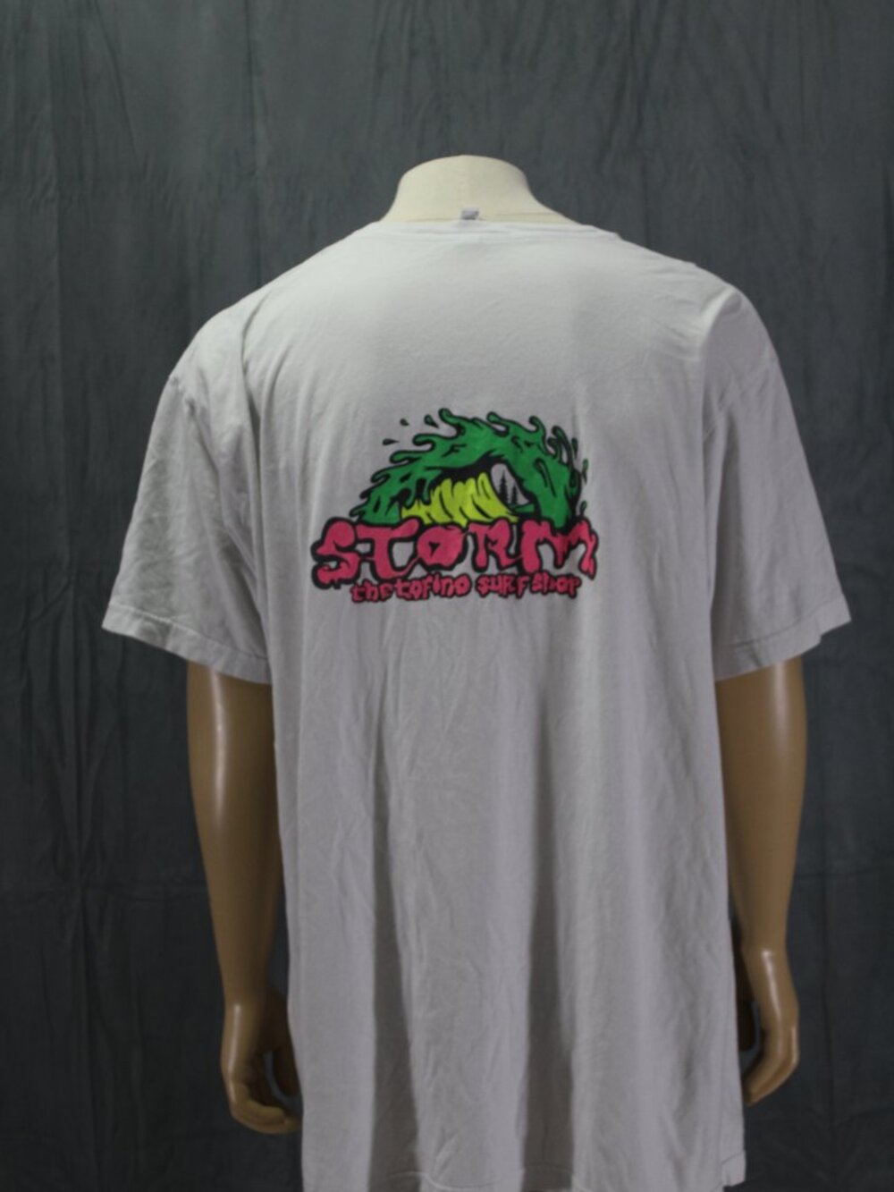 Surf Shop Shirt - Strom Surf Tofino Neon Logo - Men's 3XL